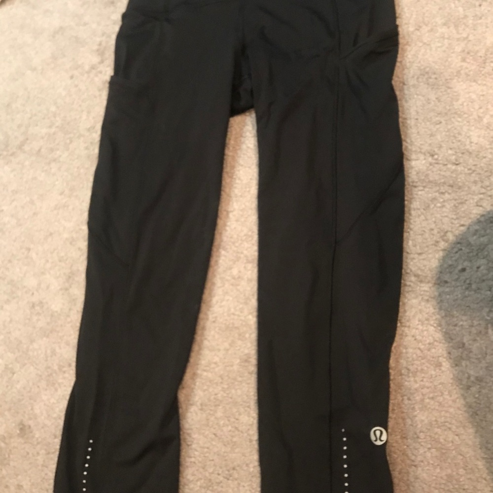 Lululemon fast and free crop 2 nulux 19”